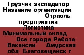 Грузчик-экспедитор › Название организации ­ Fusion Service › Отрасль предприятия ­ Логистика › Минимальный оклад ­ 17 000 - Все города Работа » Вакансии   . Амурская обл.,Благовещенск г.